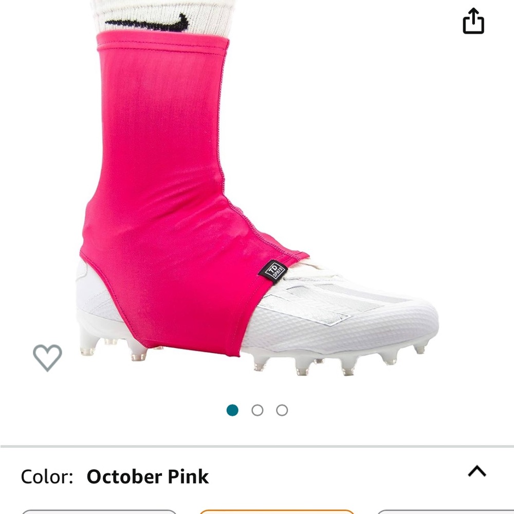 New, Never Worn TD Spats Small October Pink